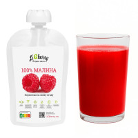 Ягідний морс для лазні. Паста LiQberry Малина, 100 г