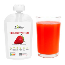 Ягодный морс для бани. Паста LiQberry Клубника, 100 г. Веники, подарки для бани, бани-палатки и сауны. Магазин Моби баня