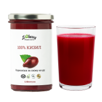 Ягодный морс для бани. Паста LiQberry Кизил, 0,545 л