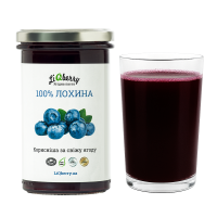 Ягодный морс для бани. Паста LiQberry Голубика, 0,545 л