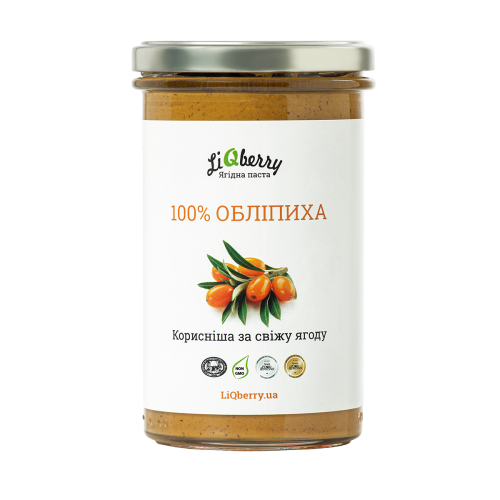 Купить Ягодный морс для бани. Паста LiQberry Облепиха, 0,545 л. Подарки для бани и сауны, веники. Мобильные бани-палатки, печки. Магазин Моби баня