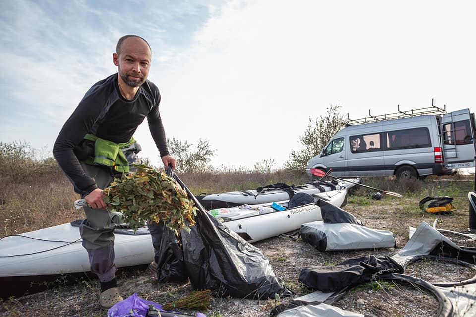 Вместительная байдарка Neris, снаряжение для водных походов Украина